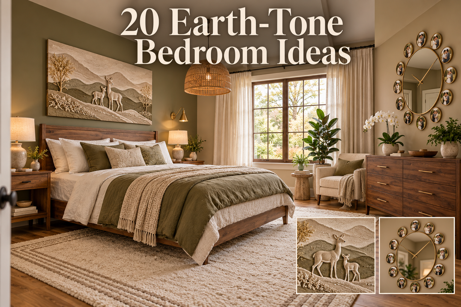 You are currently viewing 20 Earth-Tone Bedroom Ideas for a Cozy, Stylish Space